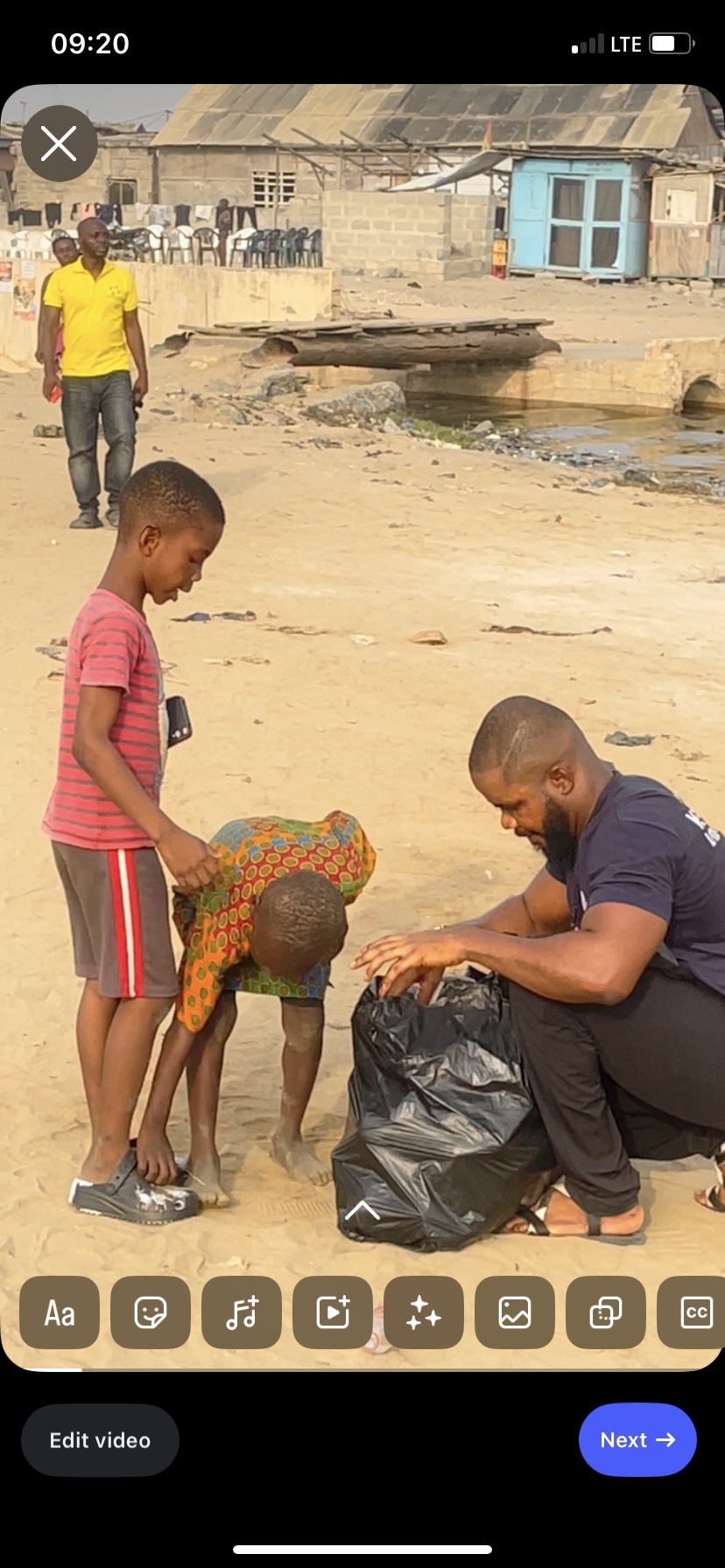 Child receiving community support